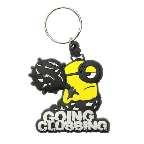 Going Clubbing Minions Rubber Key Ring £1.99